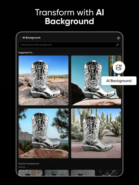 Picsart AI image generator turning text prompts into visual content